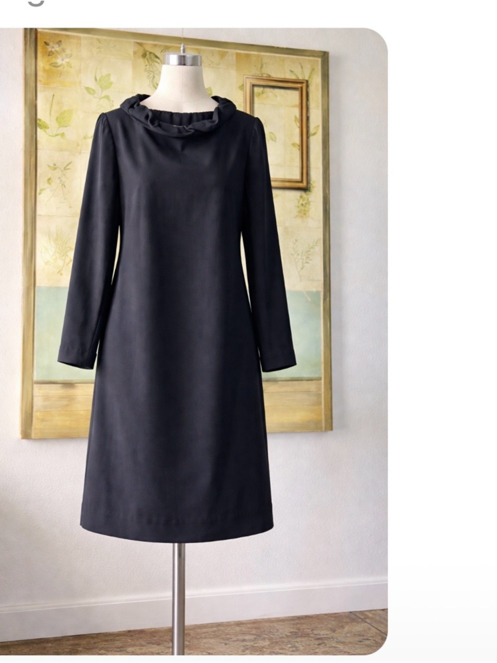 COS Black Long Sleeve Dress